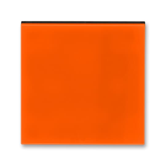3559H-A00651 66  Kryt spínače kolébkového, oranžová / kouřová černá